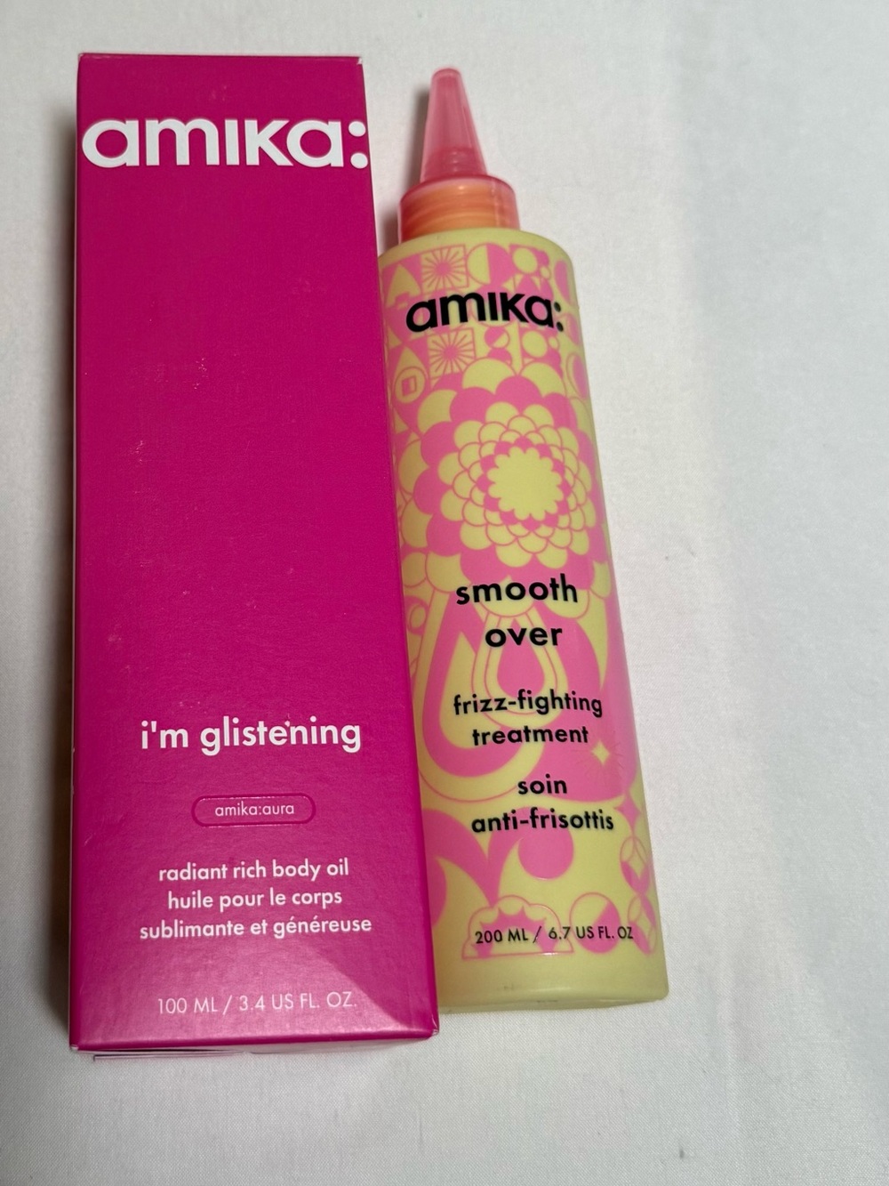 amika Smooth Over Frizz-Fighting Treatment &Rich Body Oil